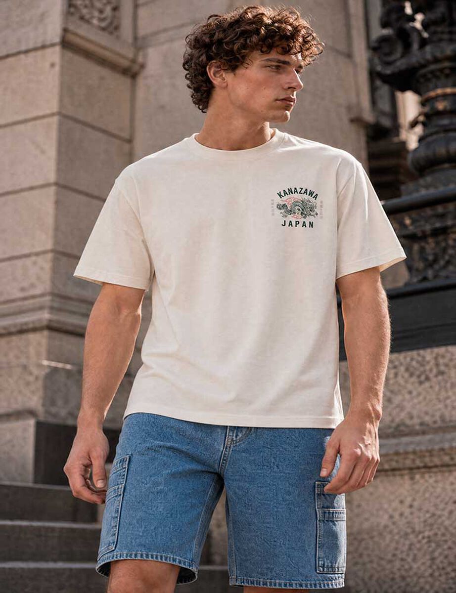 Polera Manga Corta Hombre Icono