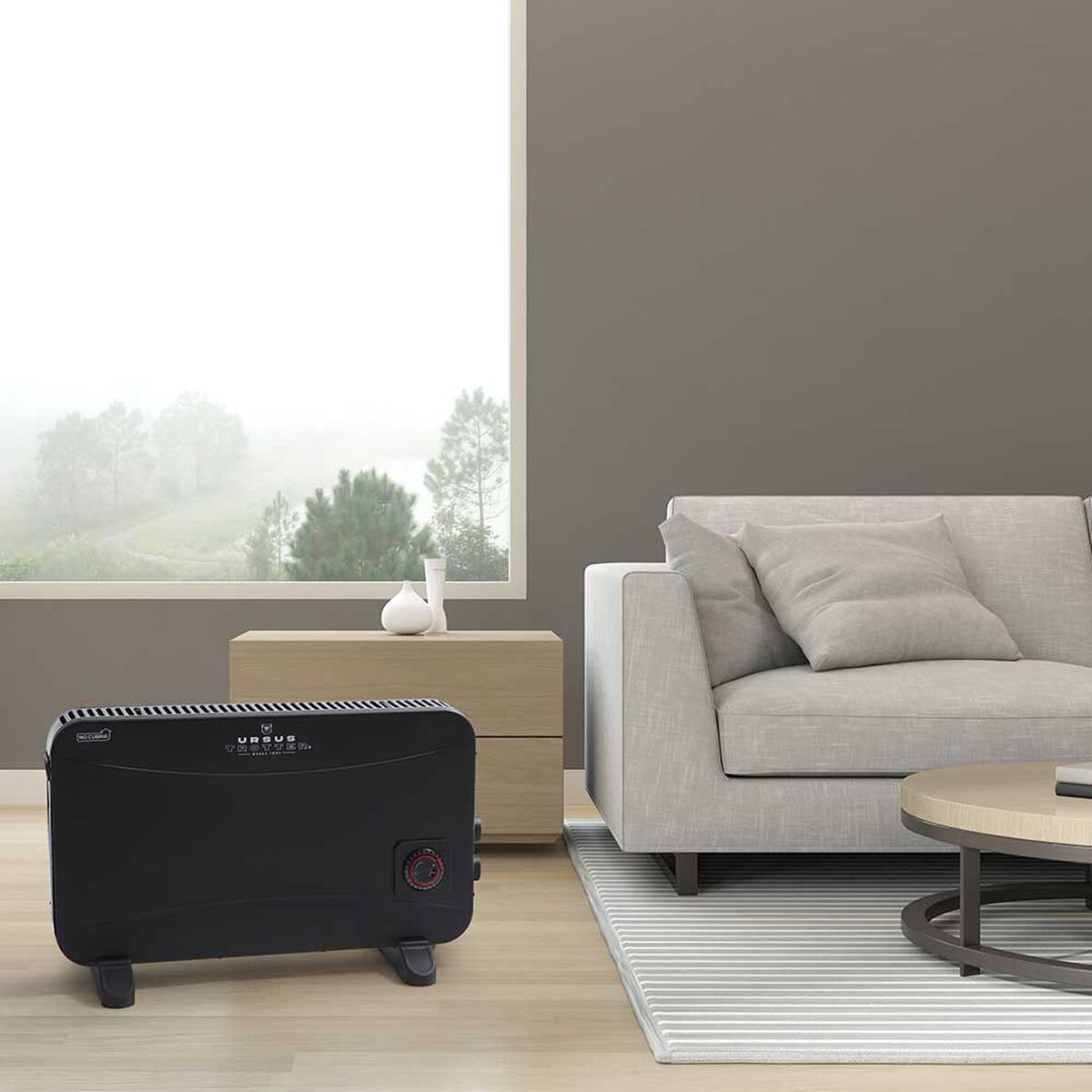 Convector Eléctrico Ursus Trotter HMP 2000TT Negro