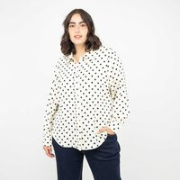 Blusa Manga Larga Mujer Extralindas Blanco, Cafe, Negro