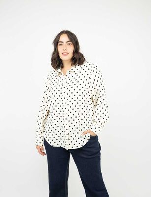 Imagen 1 del producto Blusa Manga Larga Mujer Extralindas Blanco, Cafe, Negro