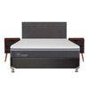 Box Spring CIC 2 Plazas Ortopedic Advance + Respaldo + 2 Veladores Eufrates