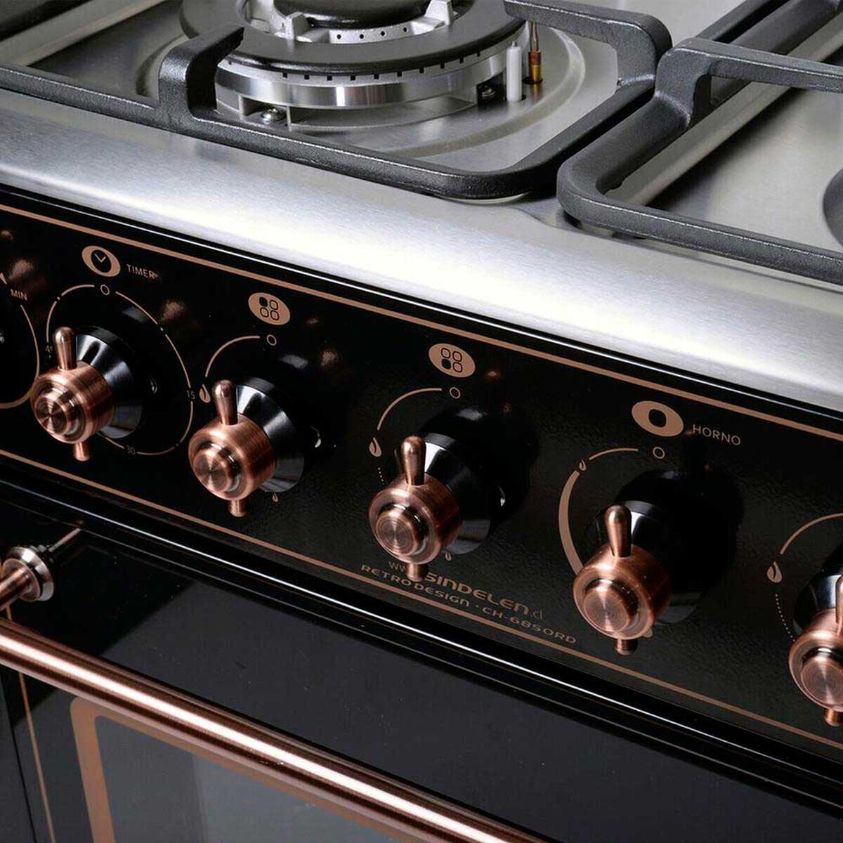 Cocina a Gas Sindelen CH-6850RD 4 Quemadores