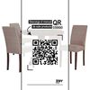 Juego de Comedor Zoy Home Phuket 4 Sillas Beige
