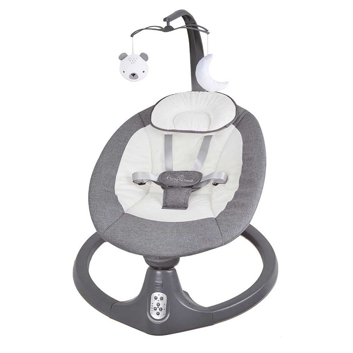Silla Nido Bouncer Mecedora Baby Swing Gris Bebesit