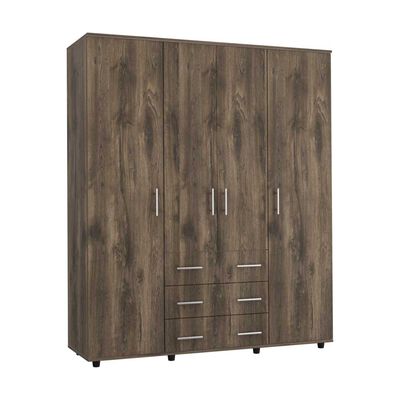 Closet Tuhome Fontan 3 Cajones 4 Puertas Bellota-Blanco
