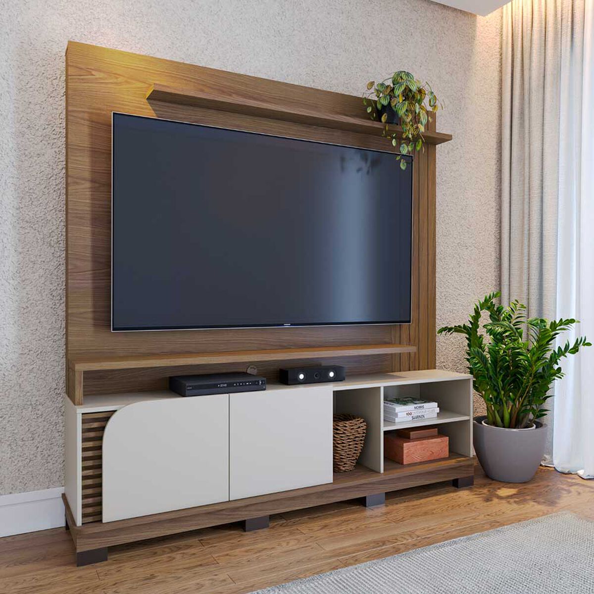Home TV Onessta Jurere Home Café y Blanco