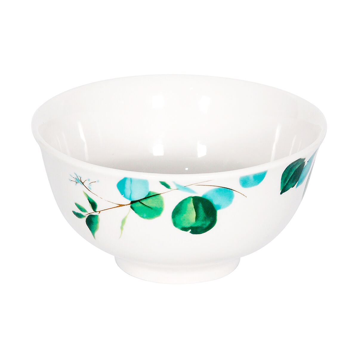 Set Bowls Doral Flor 4 Piezas Verde