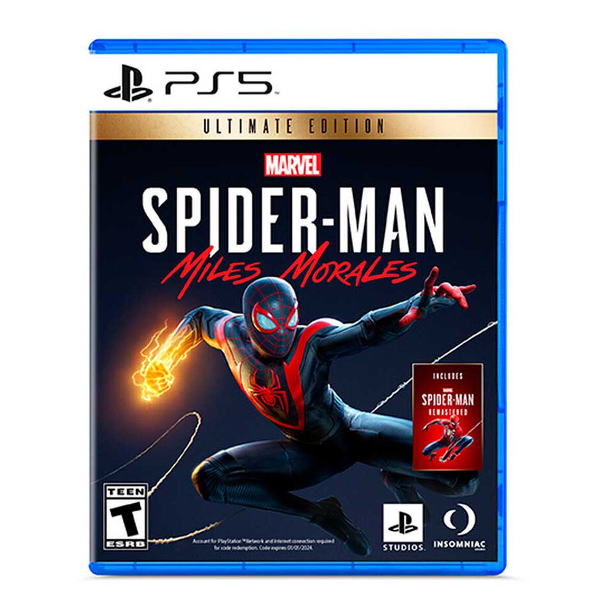 Juego Sony PS5 Ultimate Edition Spider-Man Miles Morales