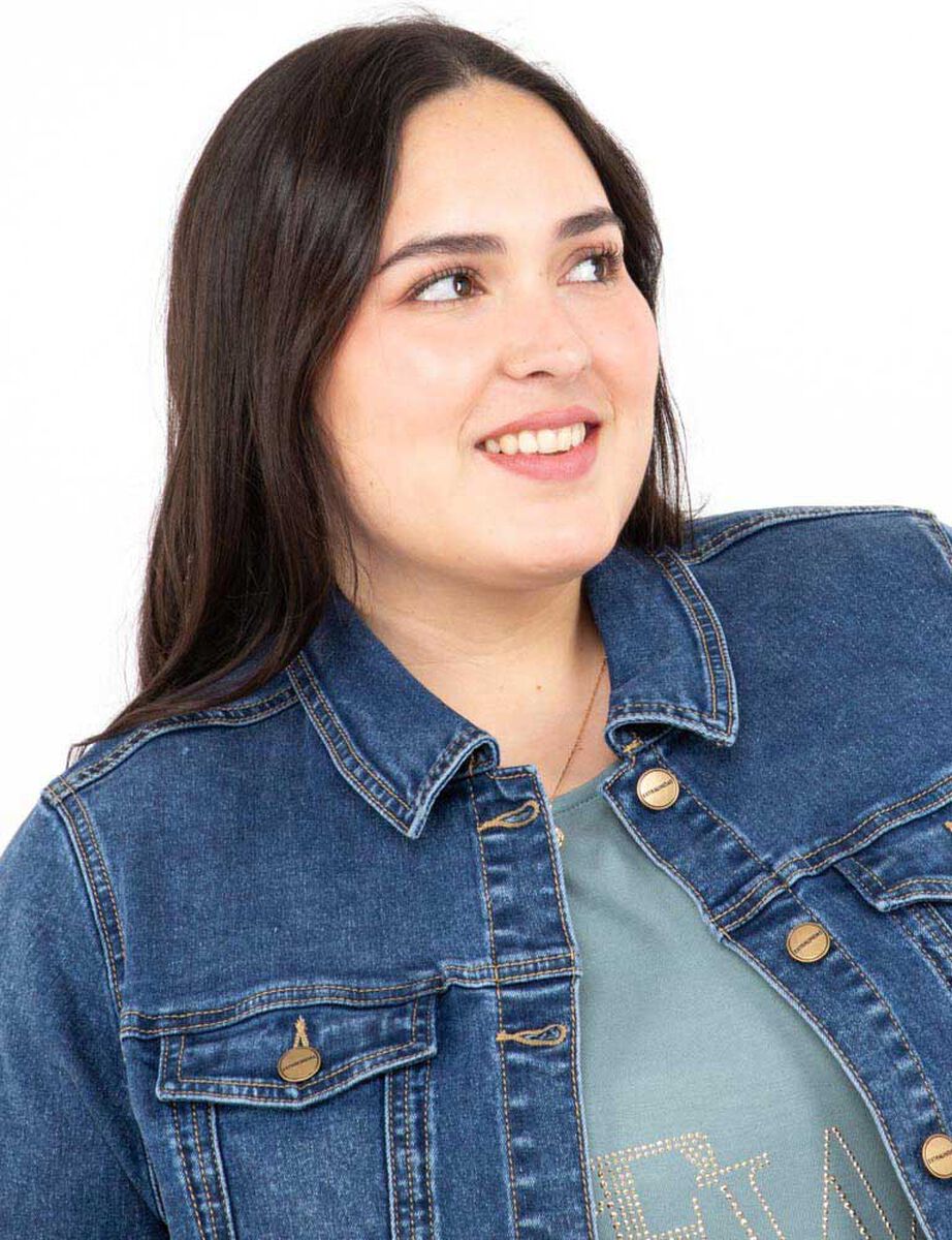 Chaqueta Denim Mujer Extralindas