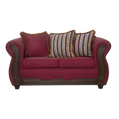 Imagen 1 del producto Sofá Black Factory Sofia 2 Cuerpos Burdeo