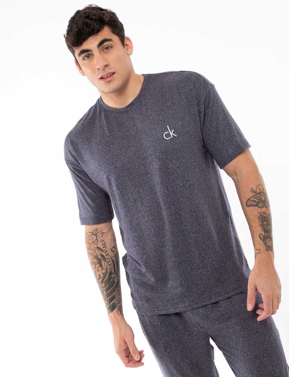 Polera De Pijama Manga Corta Hombre Calvin Klein