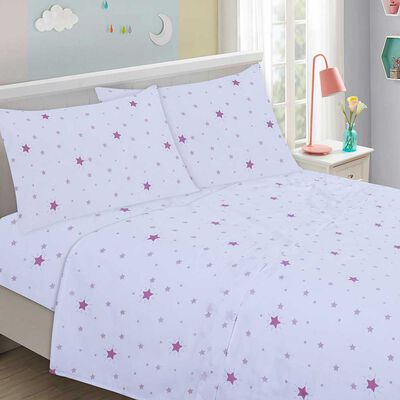 Imagen 1 del producto Juego de Sábanas Illusions 144 Hilos 1,5 Plazas Stars Blanco