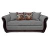 Juego de Living Elegant Detail Girona Sofá 3 Cuerpos + Dos Sillones 1 Cuerpo Gris