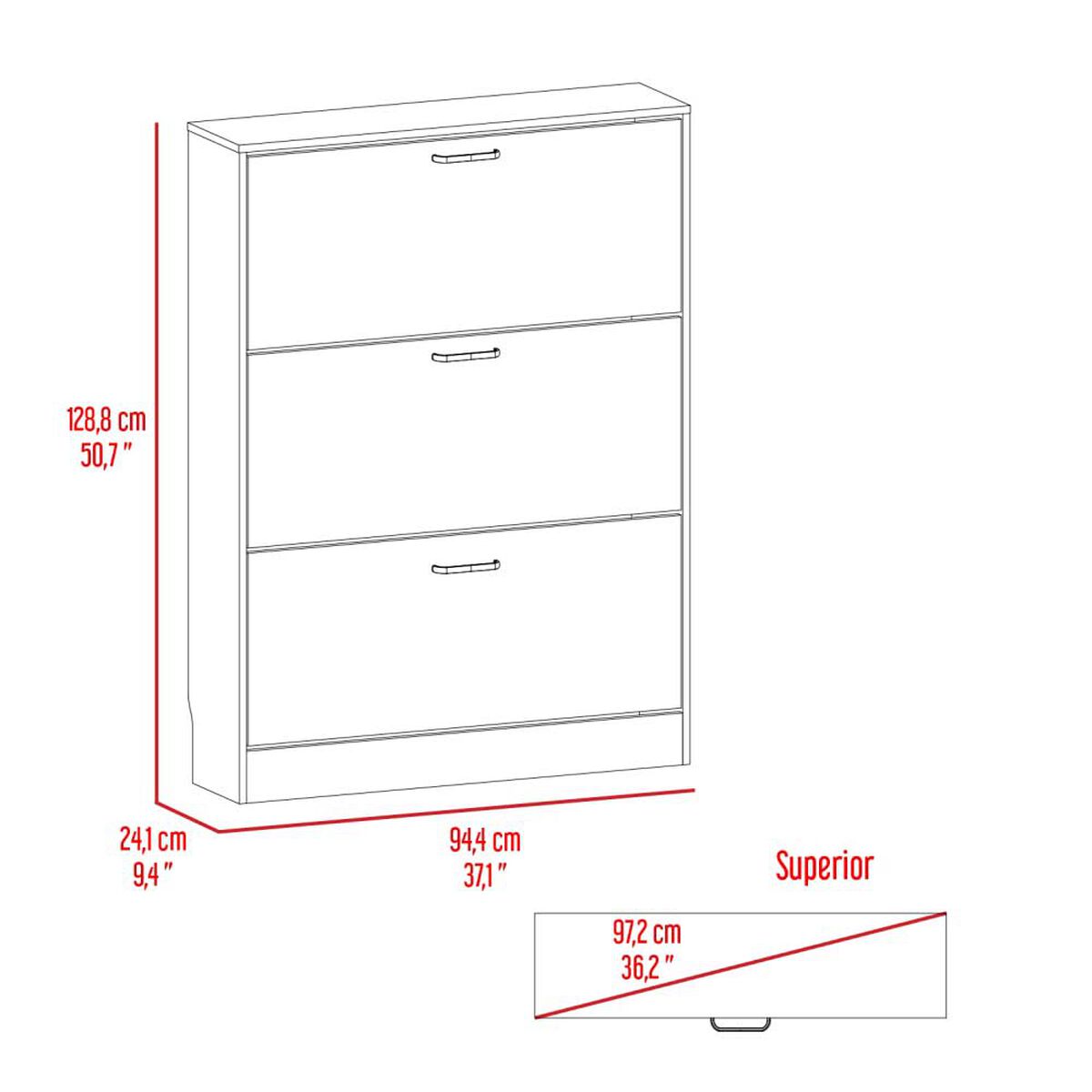 Zapatero Organizador Tuhome Seúl Bardolino