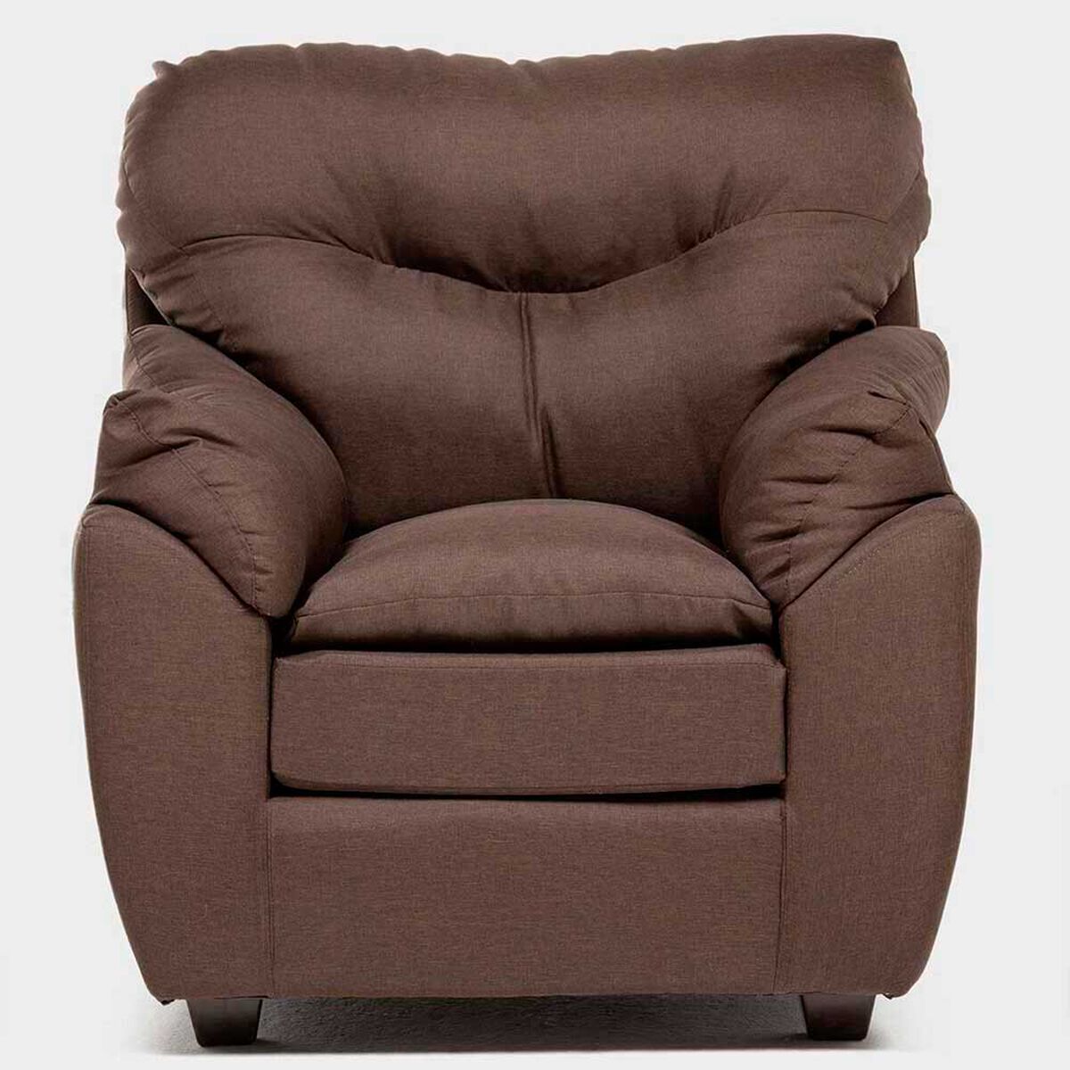 Juego de Living Almore Bel&eacute;n Sof&aacute; 2 Cuerpos + Dos Sillones 1 Cuerpo Caf&eacute;