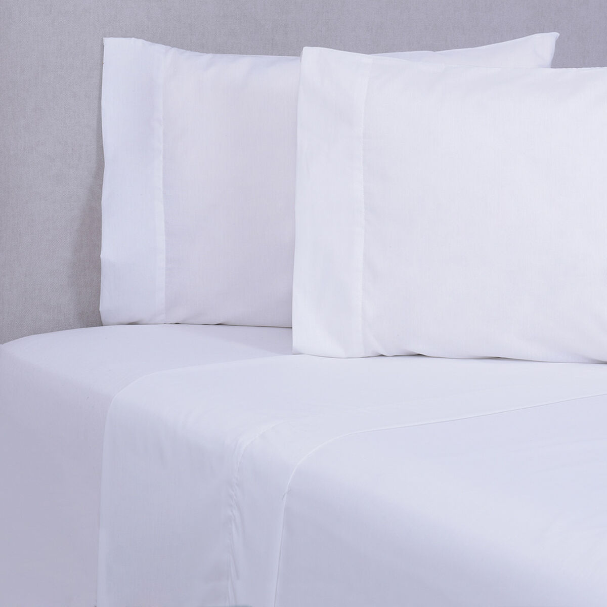 Sábana Sohome by Fabrics 180 Hilos King Liso Blanco