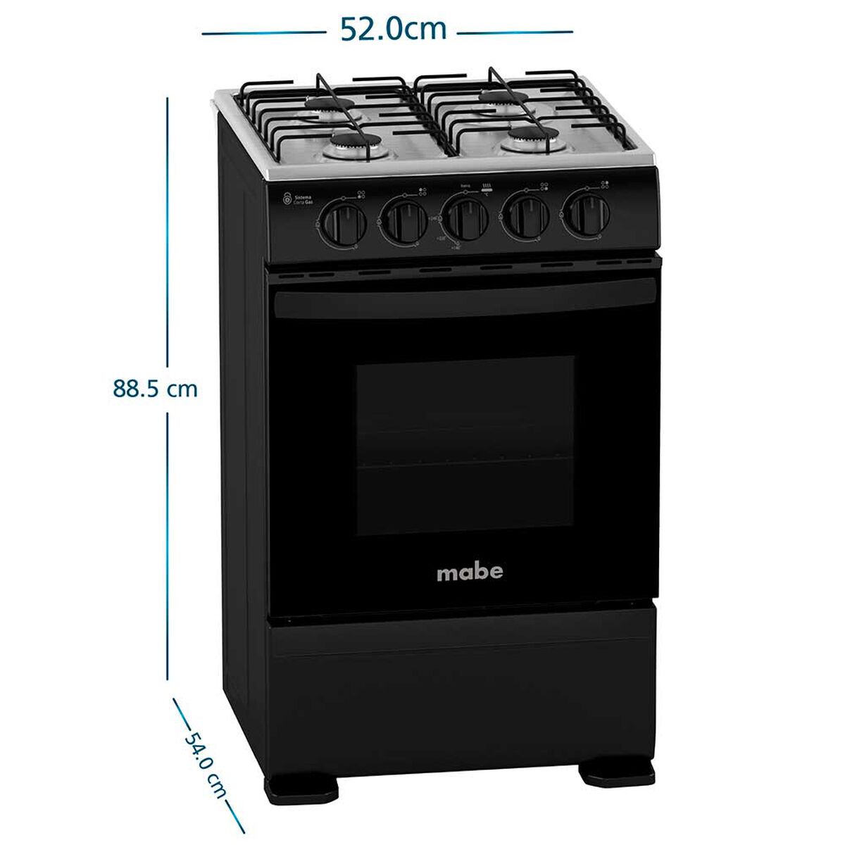 Cocina a Gas Mabe CMC5100NA1 4 Quemadores