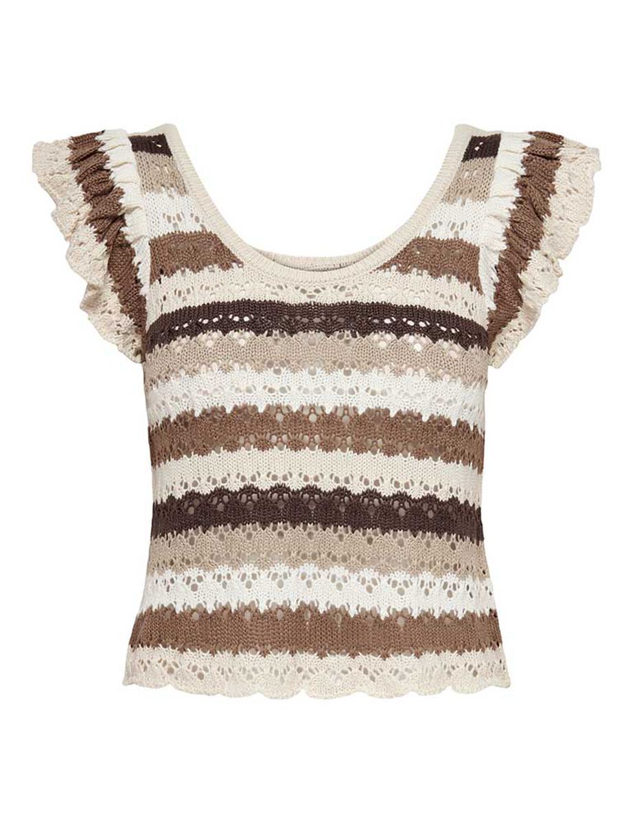 Polera Manga Casquillo Mujer Jacqueline De Yong