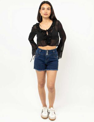 Imagen 2 del producto Short Corto Mujer Fiorucci Indigo