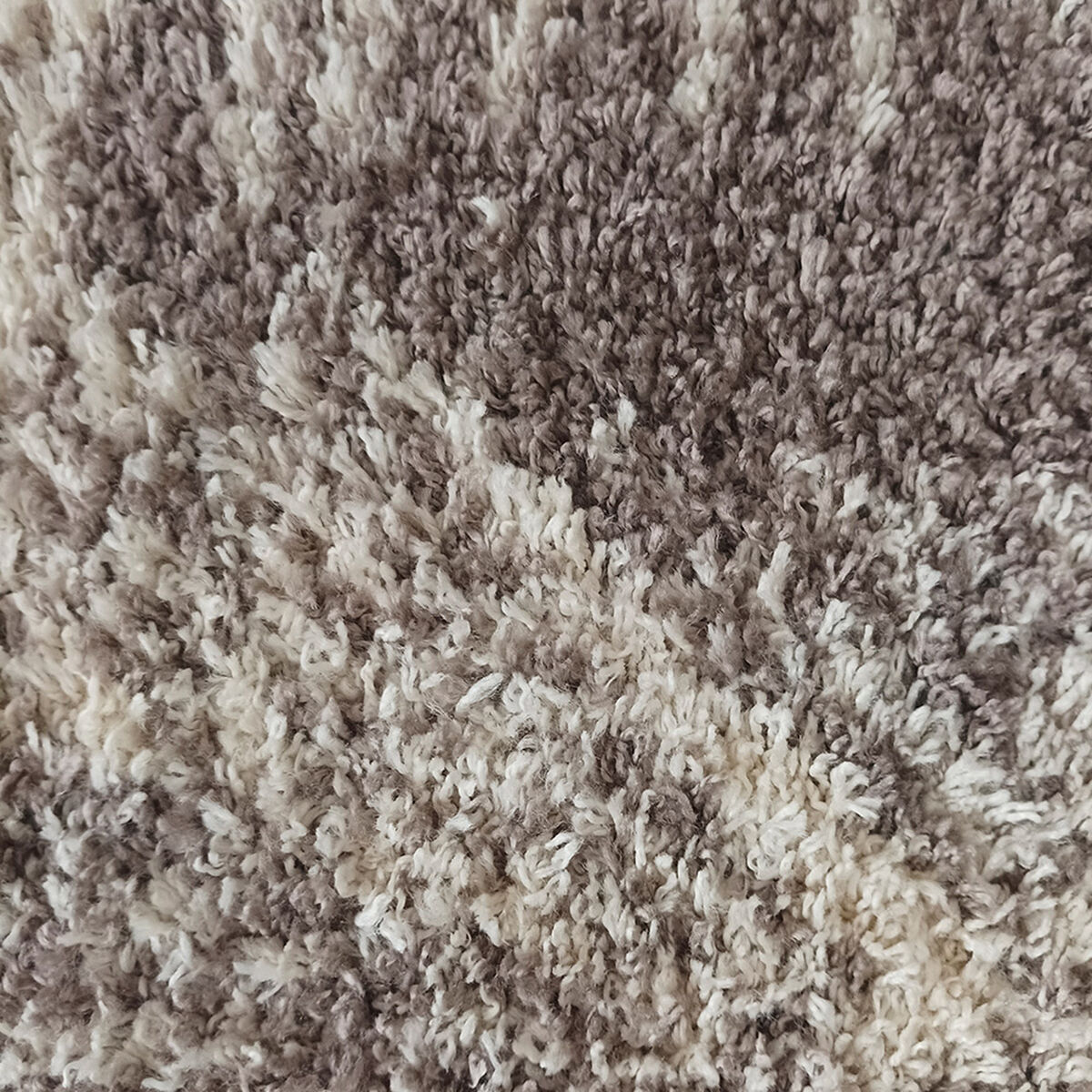 Alfombra Idetex Shaggy Guiza 70x200 cm Caf&eacute;
