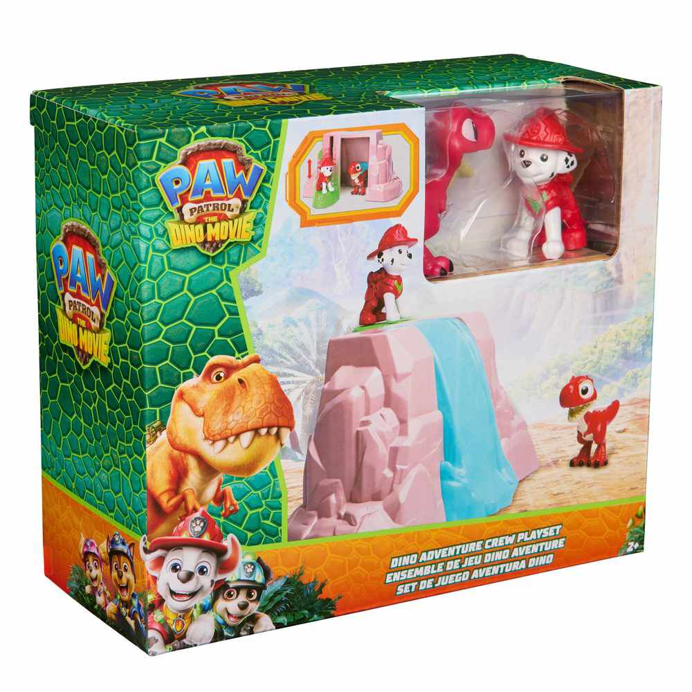 Set Aventura Dino Marshall Rhubard Paw Patrol