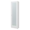 Closet Praga 1 Puerta Con Espejo Blanco 180,1X49,1X30,2 Cm