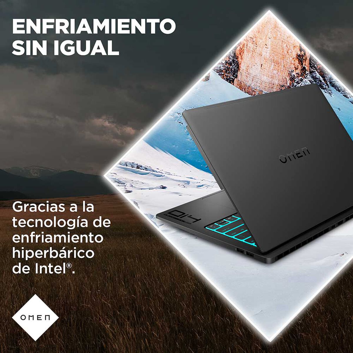 Notebook Gamer HP OMEN Transcend 14-fb0004la Core Ultra 9  32 GB RAM LPDDR5x-7467 MHz (integrada) 2TB 14" GPU NVIDIA® GeForce RTX™ 4070 para laptop (GDDR6 de 8 GB dedicada)