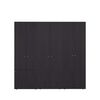 Combo Closet Tuhome 7 Puertas Dreams Wengue
