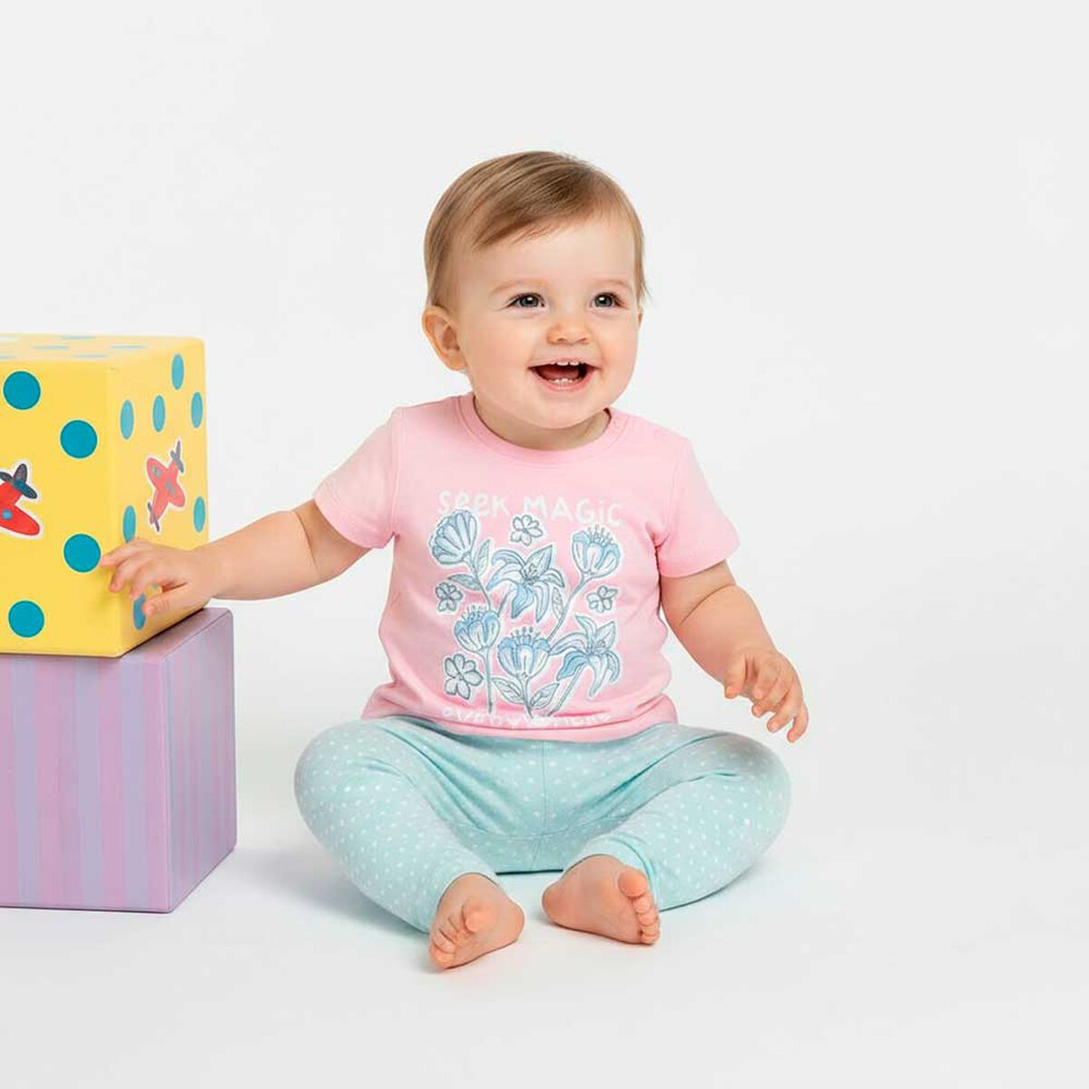 Polera Manga Corta Beb&eacute; Chess Baby