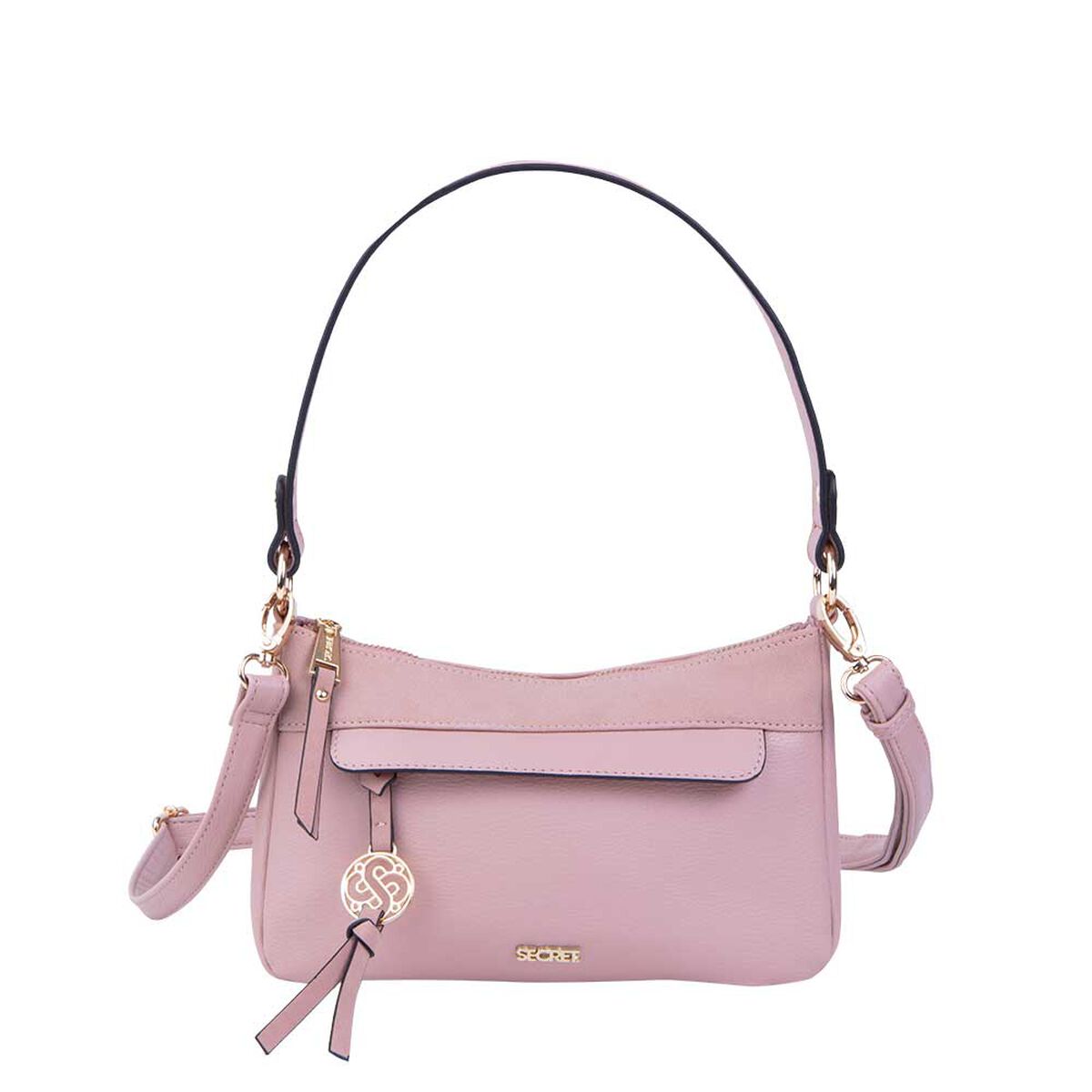 Cartera Bandolera Rosada Lourdes Secret