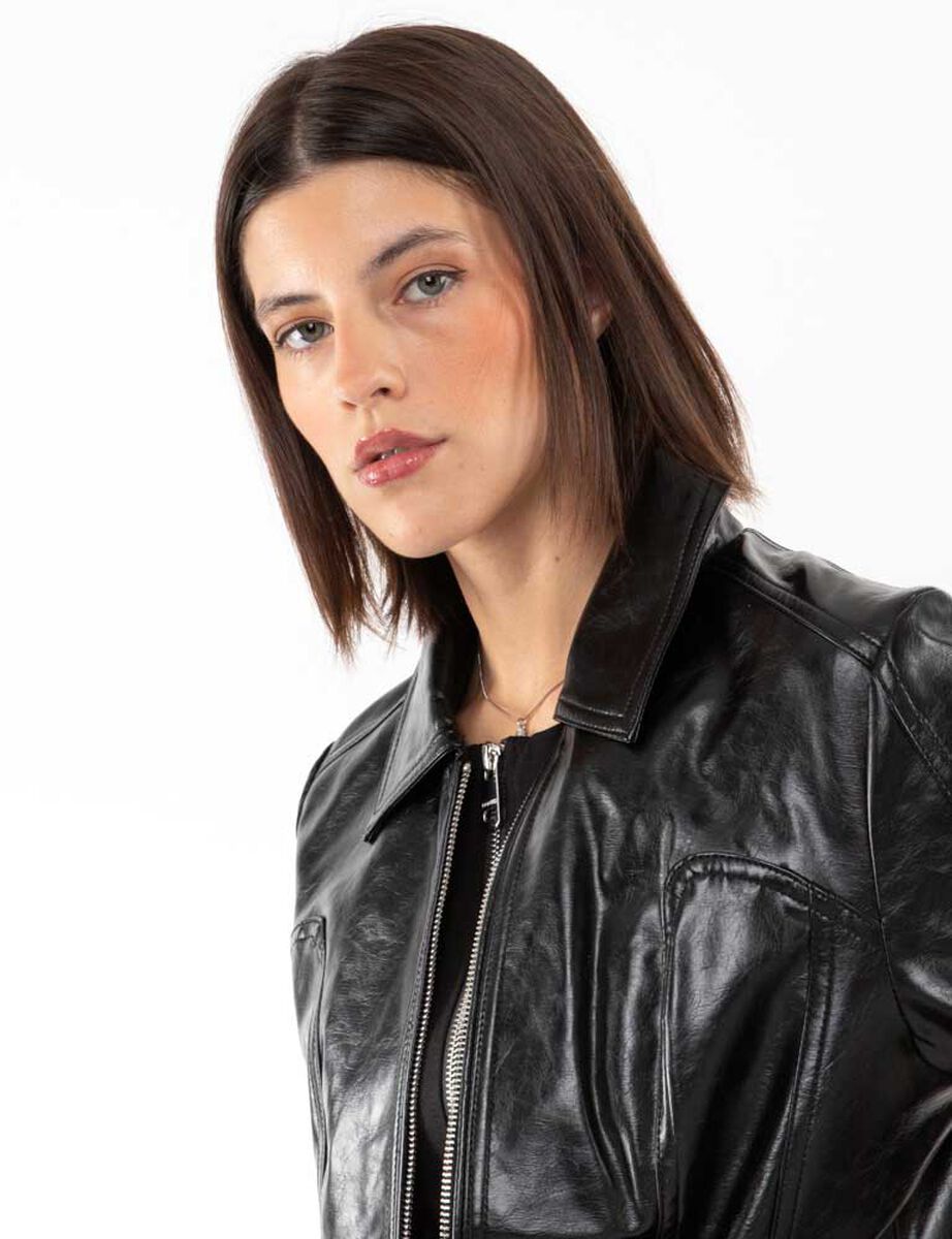 Chaqueta Ecocuero Mujer Fiorucci