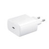 Cargador USB Samsung Tipo-C a Tipo-C 45W Blanco