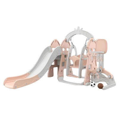 Imagen 1 del producto Resbalin Columpio 5 en 1 con Accesorios Rosado Lubabycas