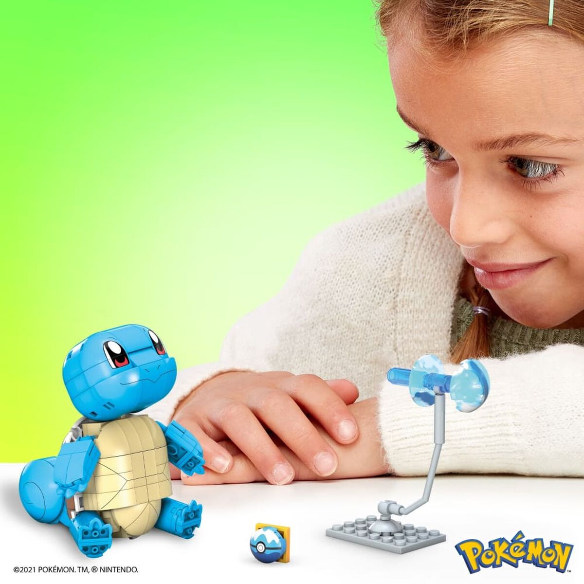 Figura Pokémon Squirtle Mediano Mega