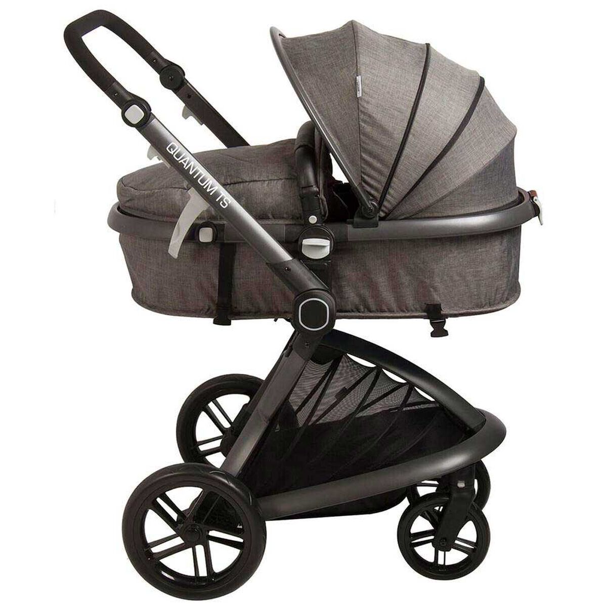 Coche Cuna Travel System Bebe Quantum Gris Bebesit
