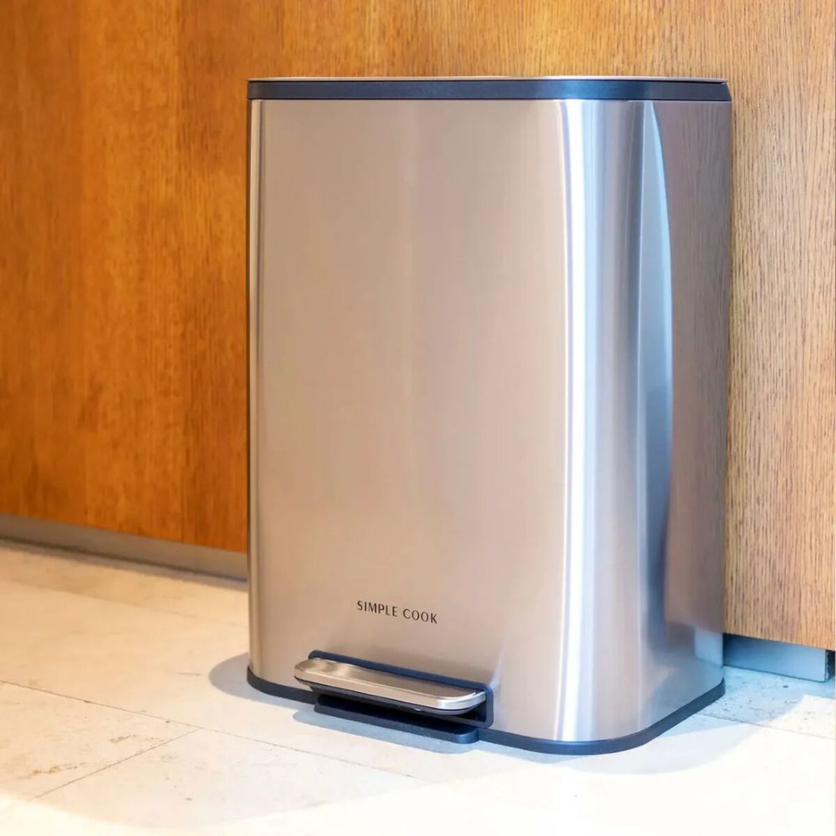 Basurero Mate con Pedal Simple Cook 50 L