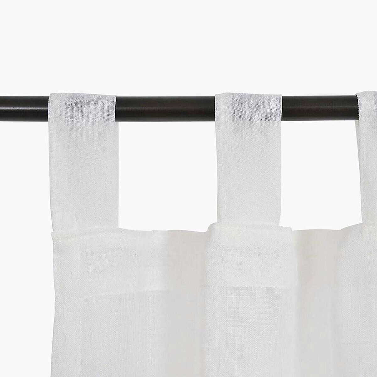 Set Cortinas Velo Lino-Presilla Beige 140X220 Cm