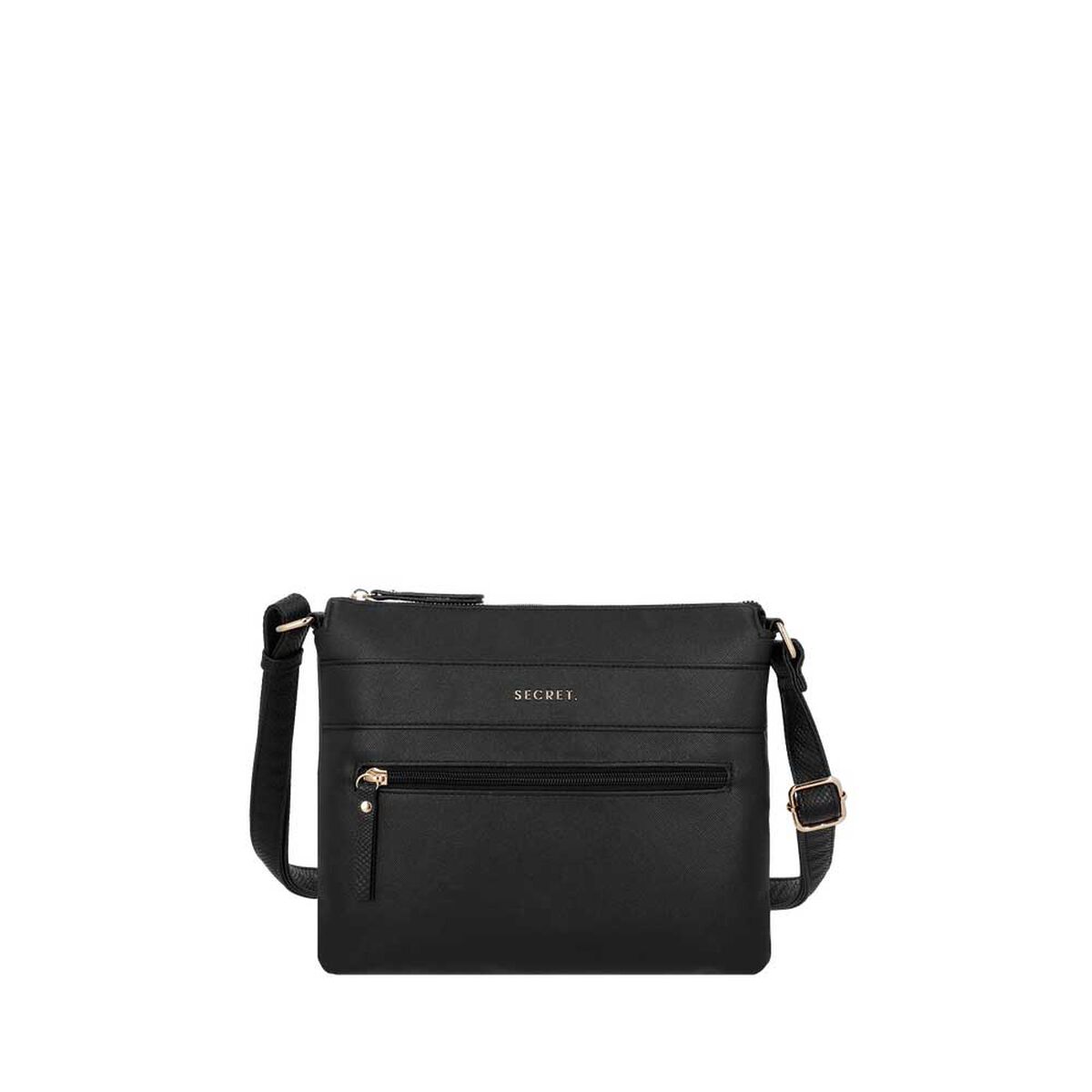 Cartera Bandolera Secret Albacete SC7 Mediana Negra
