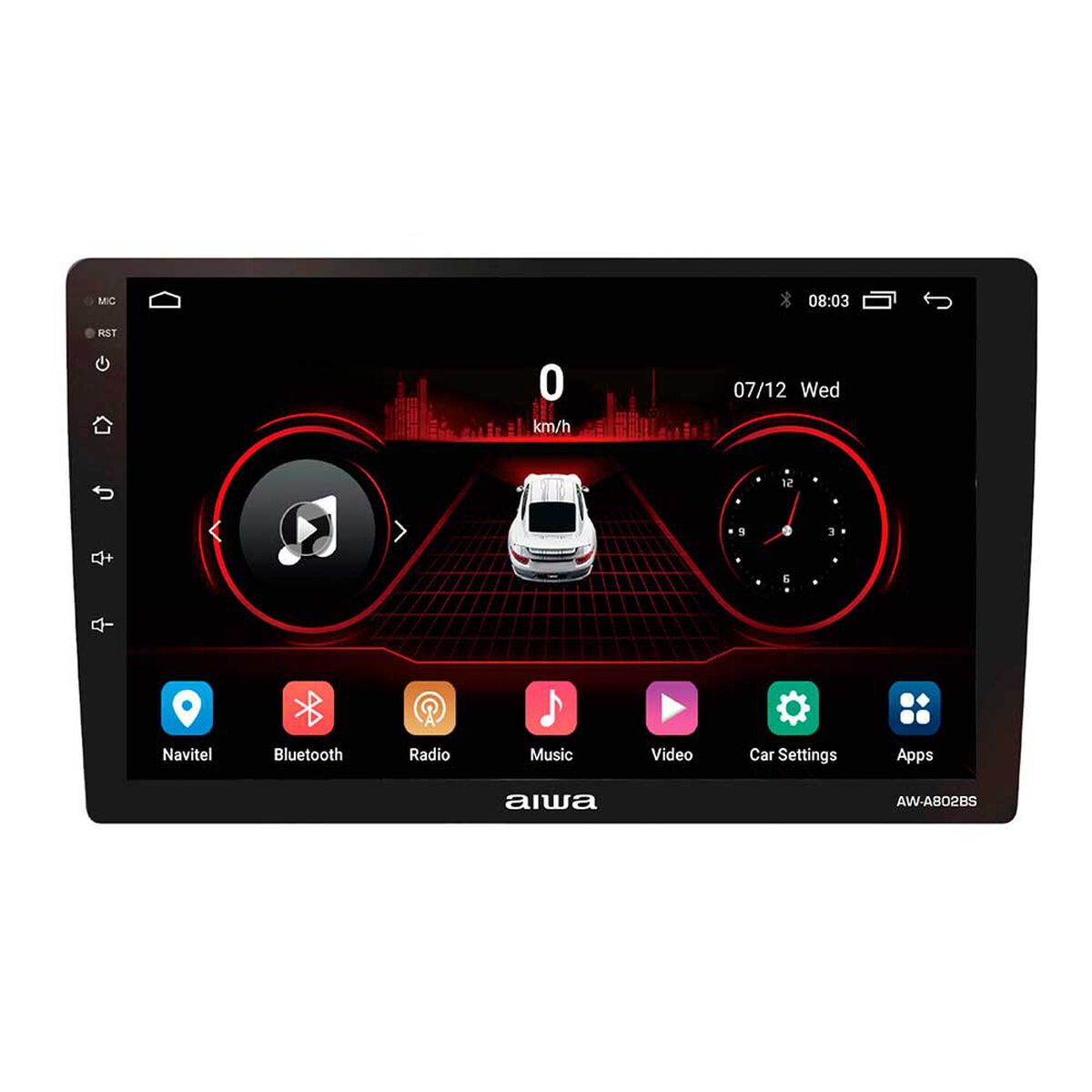 Radio de Auto AIWA 50W Negro