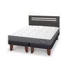 Cama Europea CIC Base Dividida 2 Plazas Anatomic + Respaldo Munich