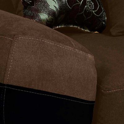 Imagen 2 del producto Juego de Living Elegant Detail Houston Sofá 3 Cuerpos + Dos Sitiales Café