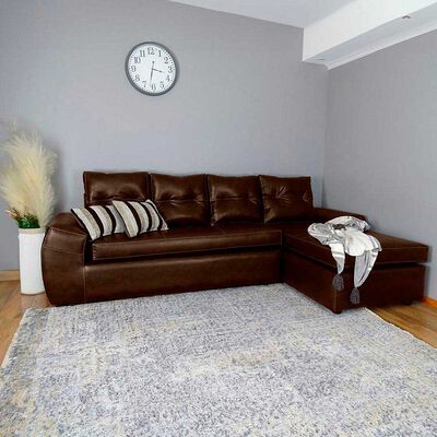 Imagen 1 del producto Seccional Derecho Elegant Houston Cheise PU 5 Cuerpos Cefe