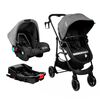 Coche Travel System Isofix Oregon Gris Bebeglo