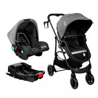 Coche Travel System Isofix Oregon Gris Bebeglo