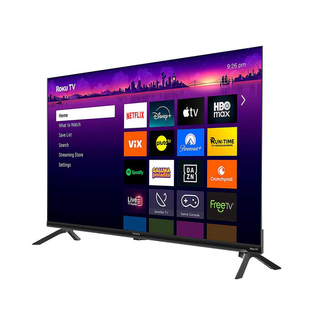 Smart TV  AIWA LED 40" AW40B2RK ROKU Negro