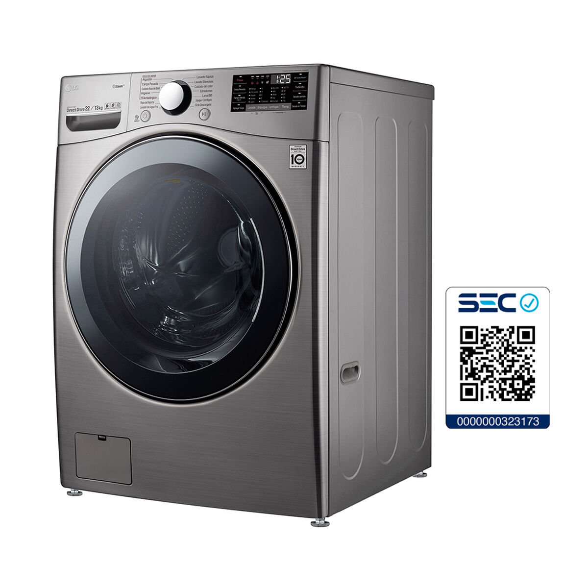 Lavadora Secadora LG WD22VV2S6 22/13 kg.