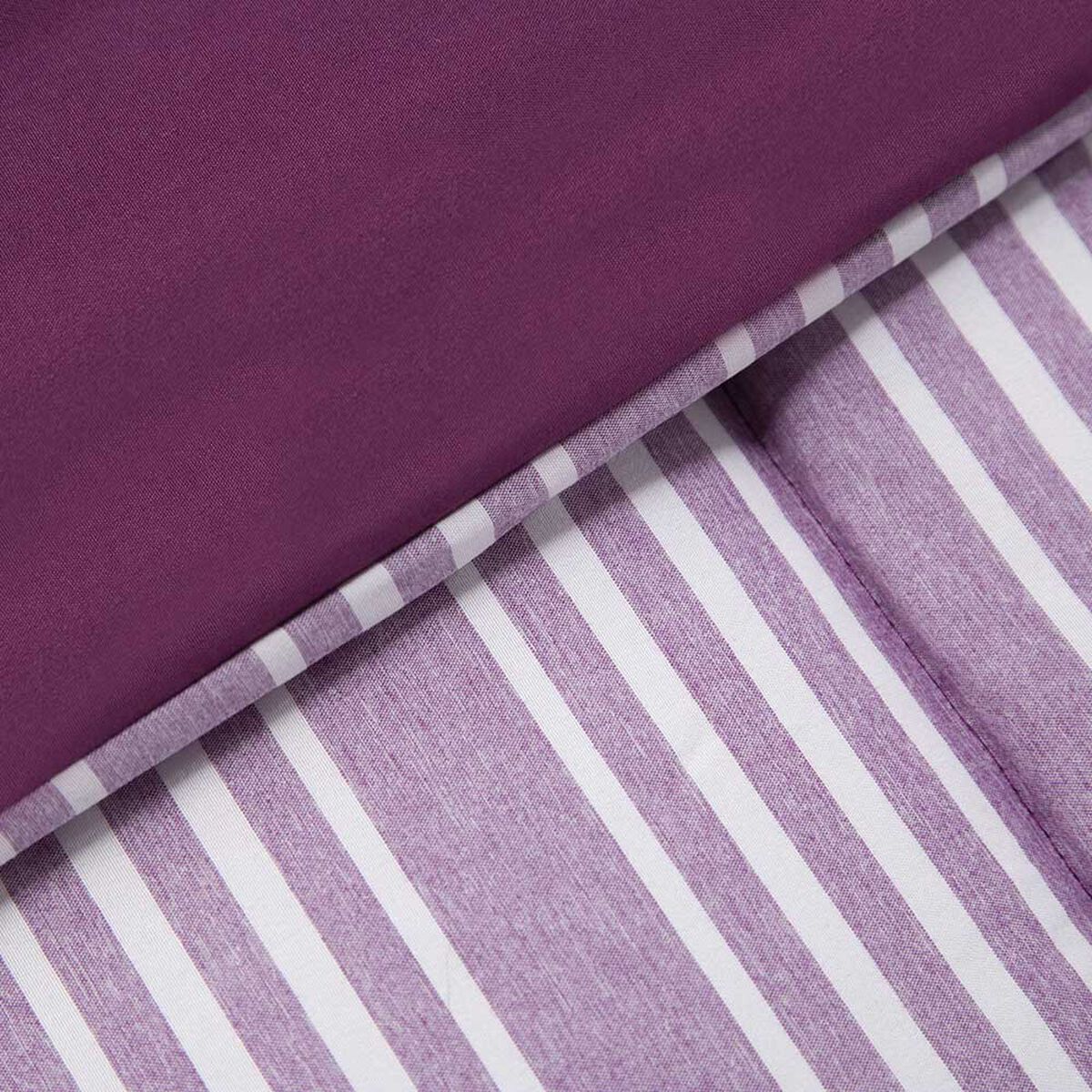 Plumón Soft Touch Estampado Zibel 2 Plazas Liso Berry