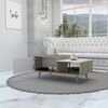 Mesa de Centro TuHome Bora Rovere/Blanco Marquez