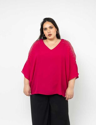 Imagen 1 del producto Blusa Mujer Extralindas Blanco, Fucsia, Negro