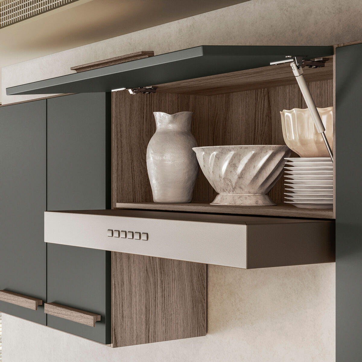 Kit De Cocina Vekkahome Lemon Gris